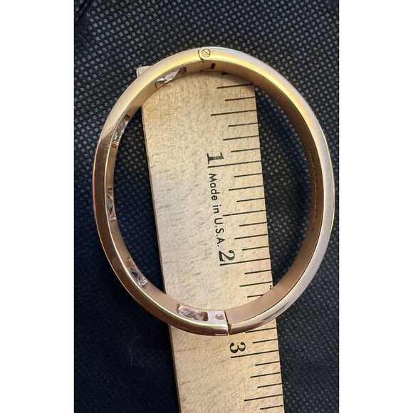 Michael Kors Rose Gold Crystal Stud Bangle Bracelet - Picture 4 of 4